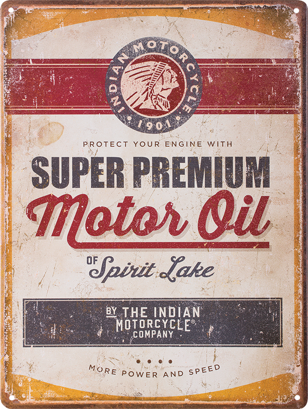 2863974 Motorcycle Oil Sign