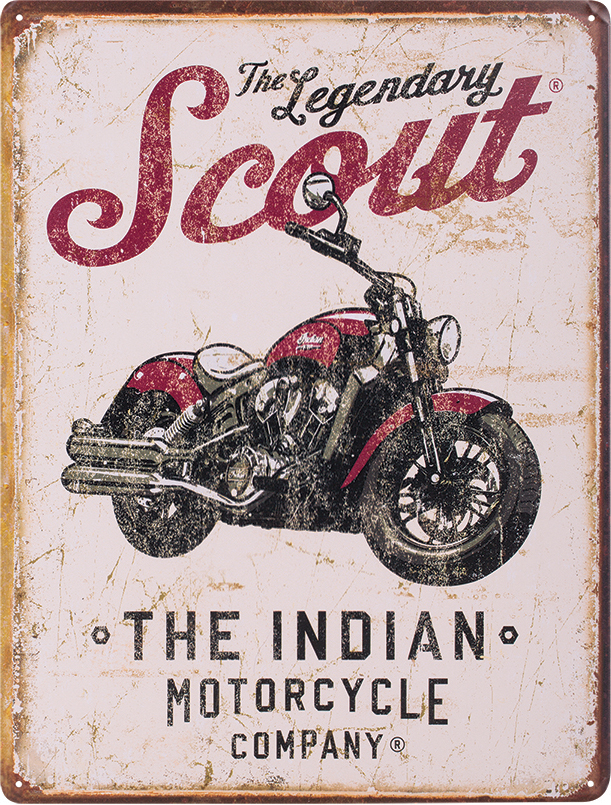 2863975 Scout Motorcycle Sign