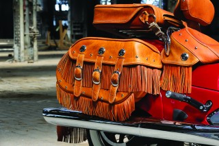 Saddlebag with fringe