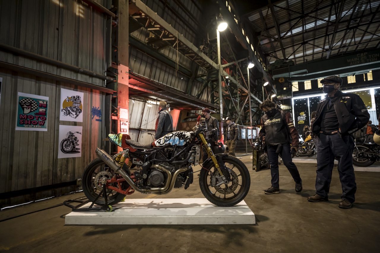 bilag århundrede vil beslutte The Church Of Choppers Custom FTR 1200 S Makes First Public Appearance At  The One Motorcycle Show | Indian Motorcycle Media EMEA
